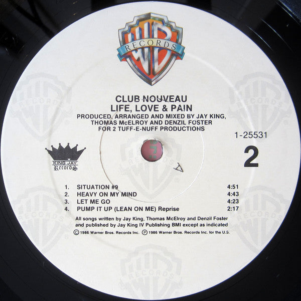 Club Nouveau : Life, Love & Pain (LP, Album)