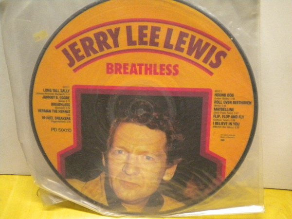 Jerry Lee Lewis : Breathless (LP, Comp, Pic, RE)