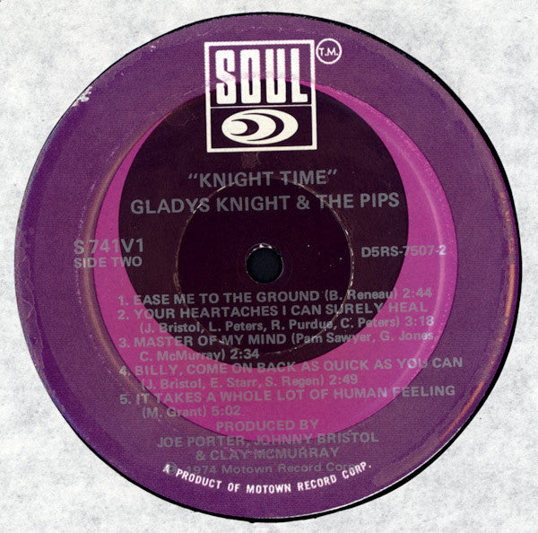 Gladys Knight And The Pips : Knight Time (LP, Album)