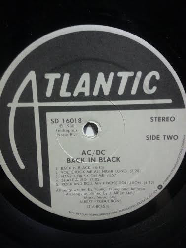 AC/DC : Back In Black (LP, Album, Emb)