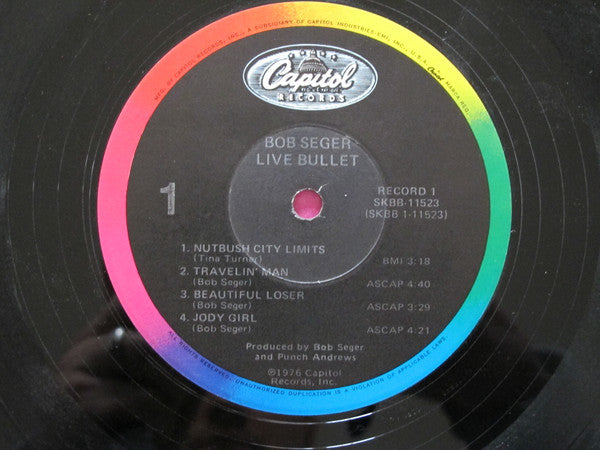 Bob Seger And The Silver Bullet Band : Live Bullet (2xLP, Album, RE, RP, Jac)