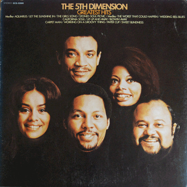 The Fifth Dimension : Greatest Hits (LP, Comp, Res)
