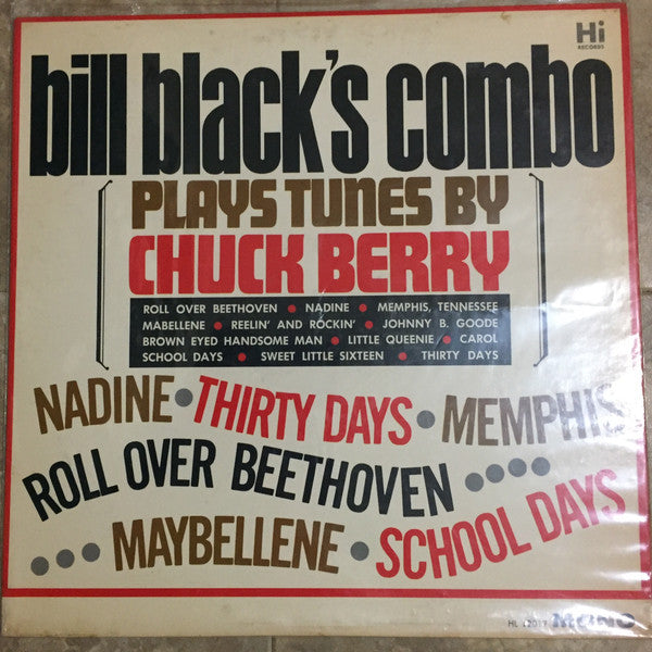 Bill Black's Combo : Plays Tunes By Chuck Berry (LP, Album, Mono)