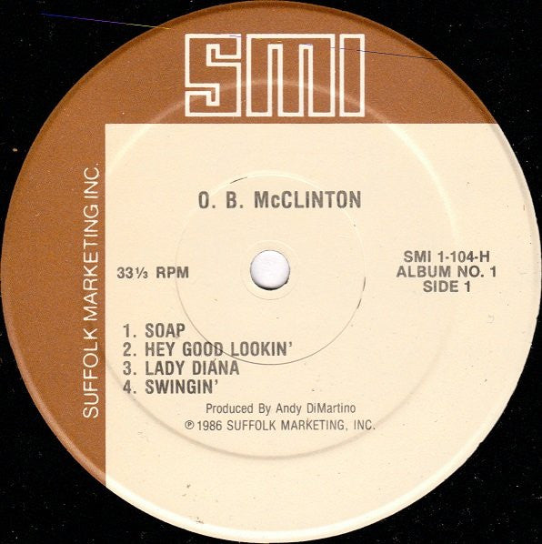 Obie McClinton : Album No. 1 (LP, Album, Ltd)