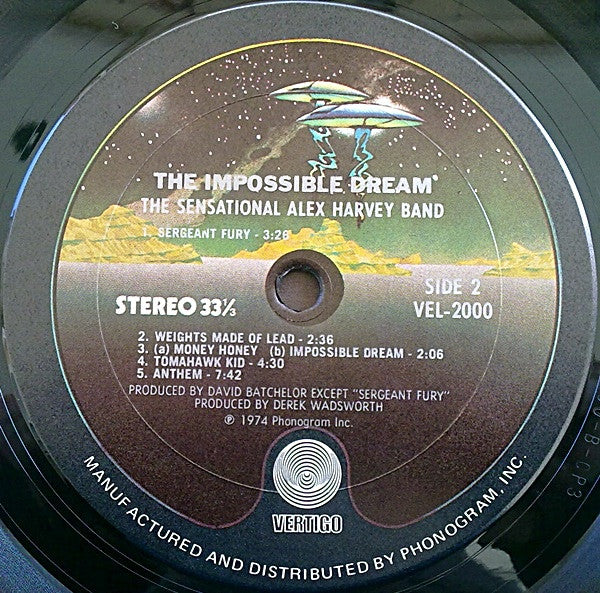 The Sensational Alex Harvey Band : The Impossible Dream (LP, Album)