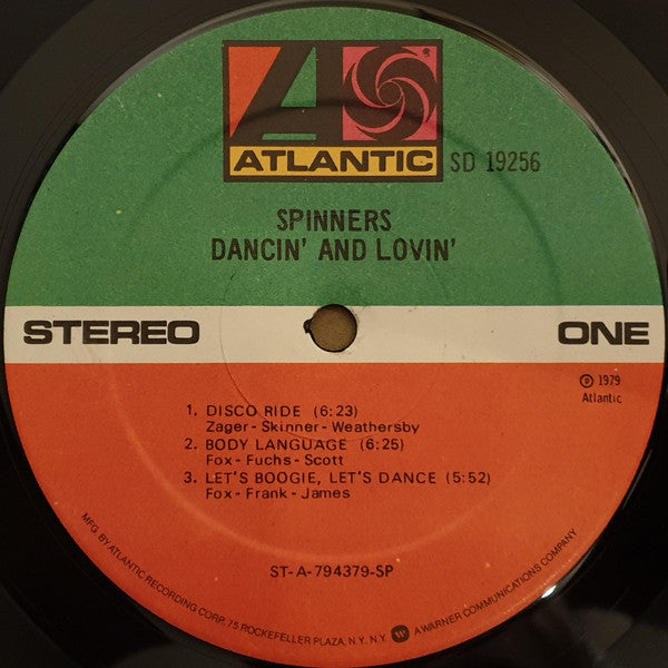 Spinners : Dancin' And Lovin' (LP, Album, SP )