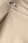 Ruched Pocketed Straight Pants