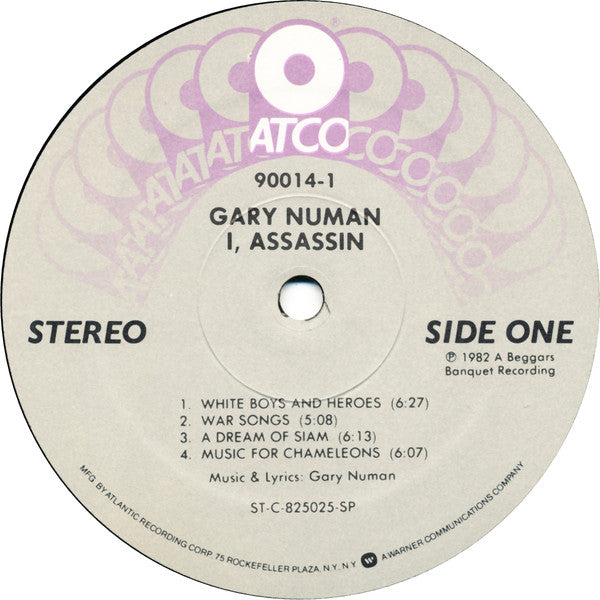 Gary Numan : I, Assassin (LP, Album, SP)