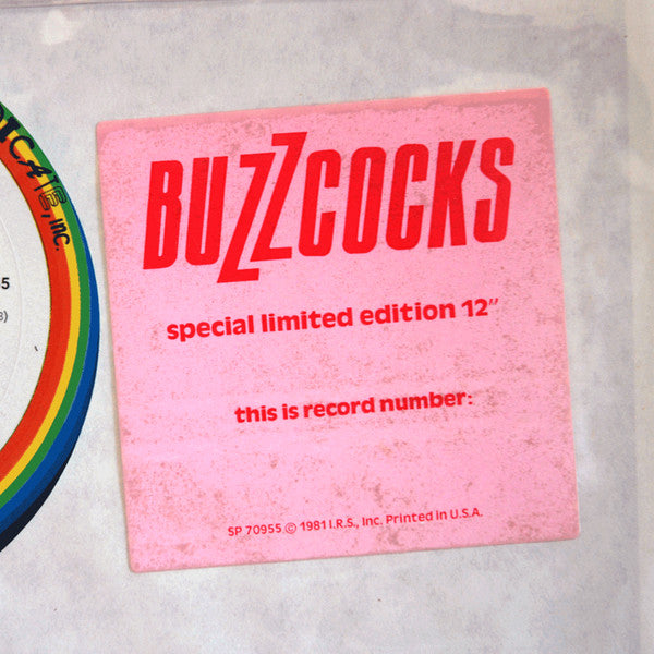 Buzzcocks : Parts 1, 2, 3 (12", EP, Comp, Ltd, Promo, Red)