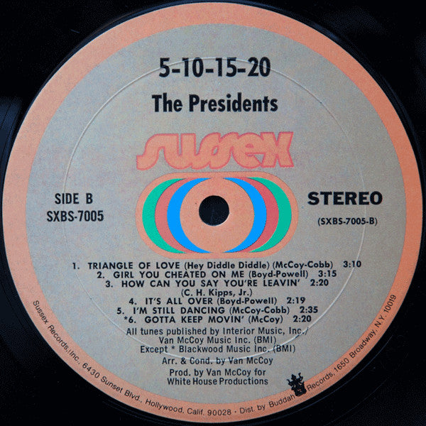 Presidents : 5-10-15-20-25-30 Years Of Love (LP, Album, Mon)
