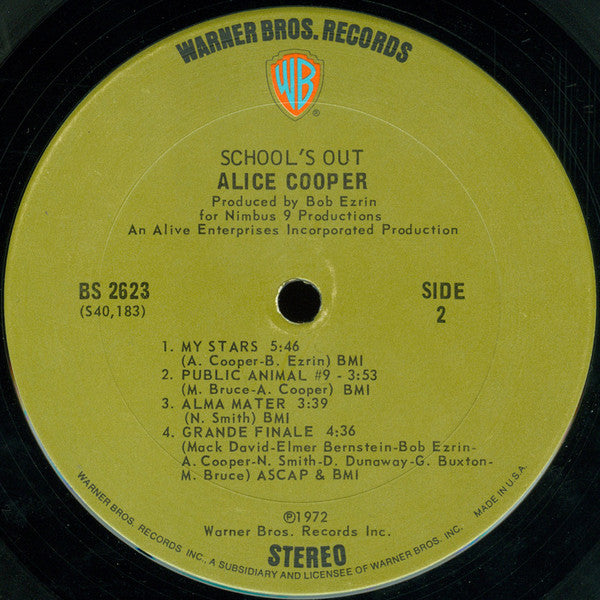 Alice Cooper : School's Out (LP, Album)