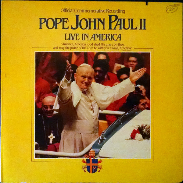 His Holiness Pope John Paul II : Live In America (LP, Gat)
