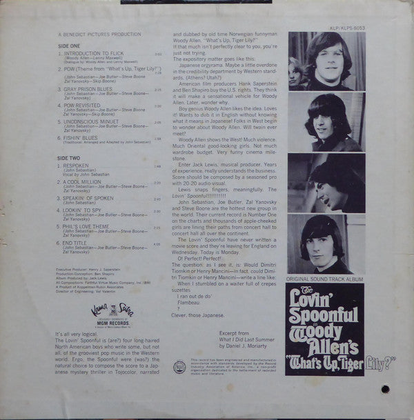 The Lovin' Spoonful : In Woody Allen's "What's Up, Tiger Lily?" (LP, Album)
