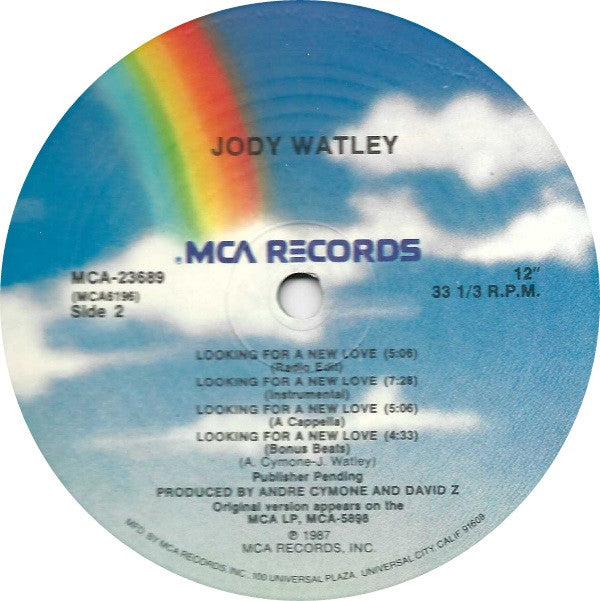 Jody Watley : Looking For A New Love (12")