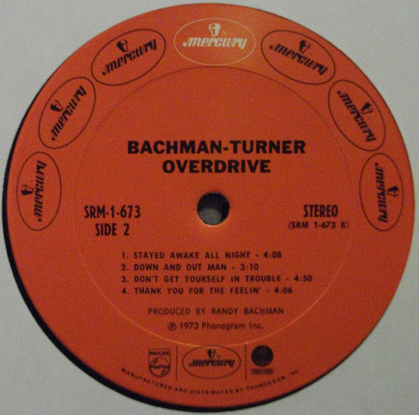 Bachman-Turner Overdrive : Bachman-Turner Overdrive (LP, Album, Ter)