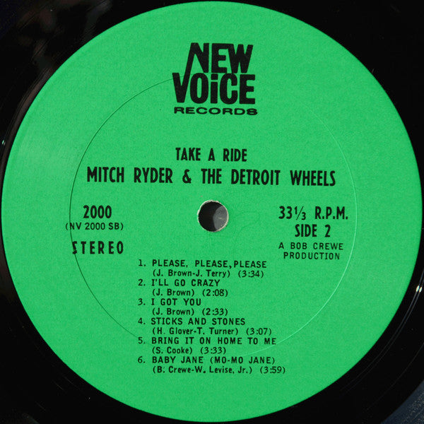 Mitch Ryder & The Detroit Wheels : Take A Ride... (LP)