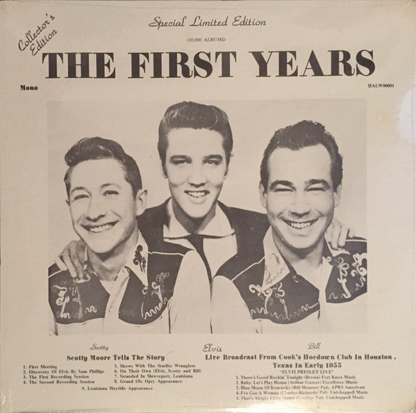 Elvis Presley : The First Years (LP, Comp, Mono, Ltd)