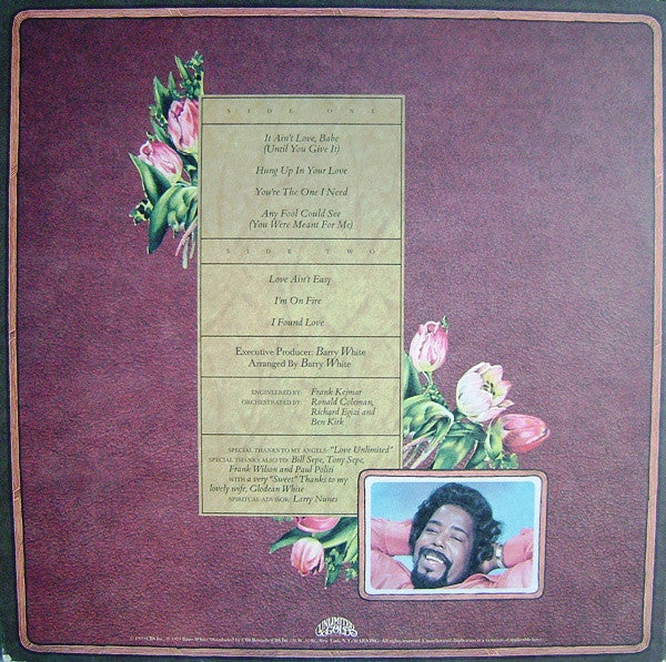 Barry White : The Message Is Love (LP, Album)