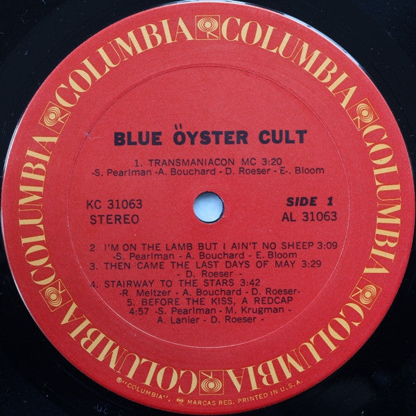 Blue Öyster Cult : Blue Öyster Cult (LP, Album, RE)