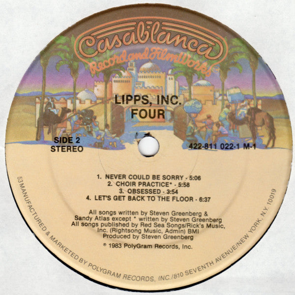 Lipps, Inc. : 4 (LP, Album, HRM)