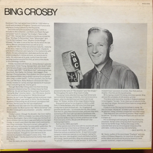 Bing Crosby : The Best Of Bing (2xLP, Comp, RE, Gat)