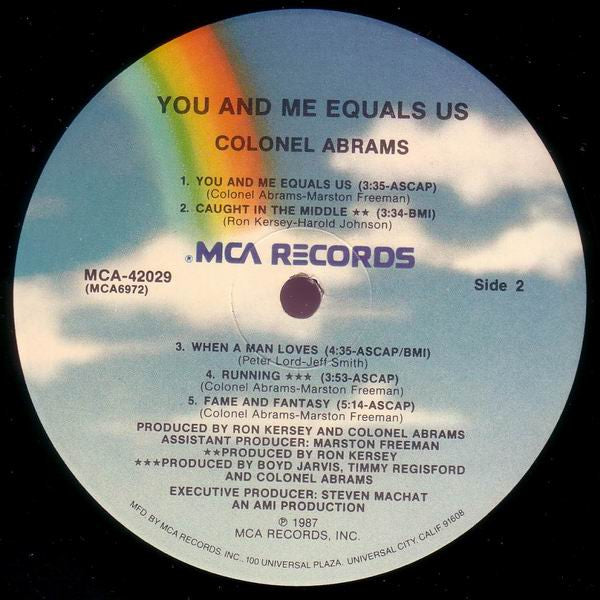 Colonel Abrams : You And Me Equals Us (LP, Album)