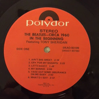 The Beatles Featuring Tony Sheridan : In The Beginning - The Beatles (Circa 1960) (LP, Comp, Club, Gat)