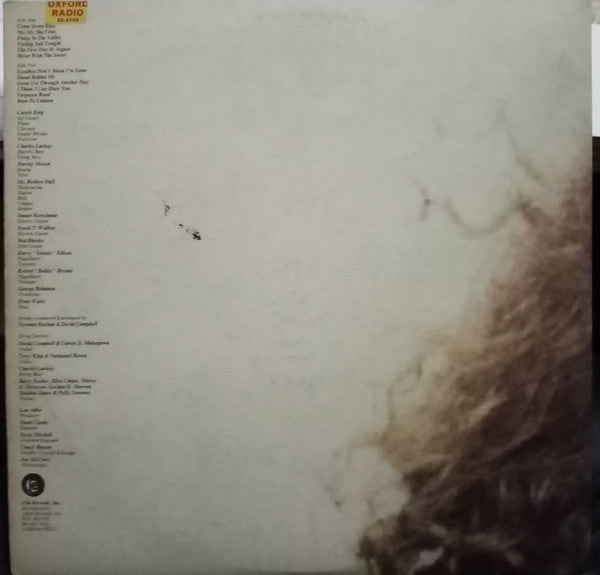 Carole King : Rhymes & Reasons (LP, Album, Gat)