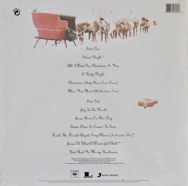 Mariah Carey : Merry Christmas (LP, Album, Ltd, RE, Red)