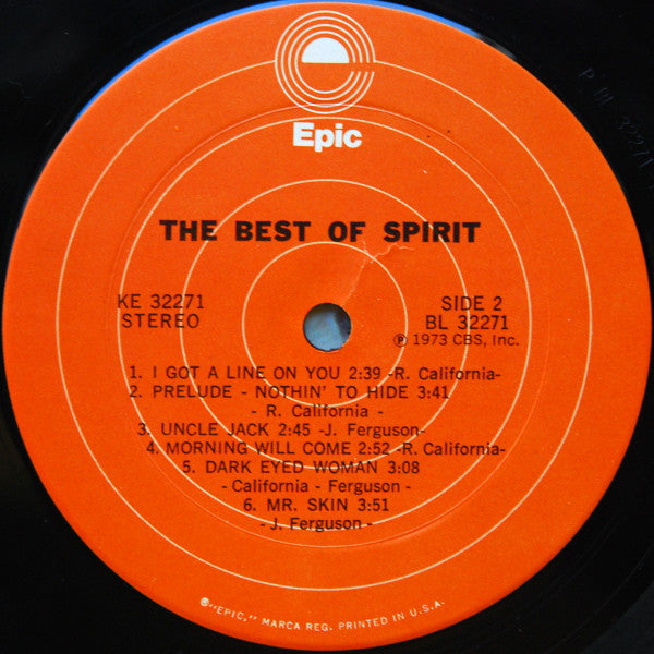 Spirit (8) : The Best Of Spirit (LP, Comp, Ter)