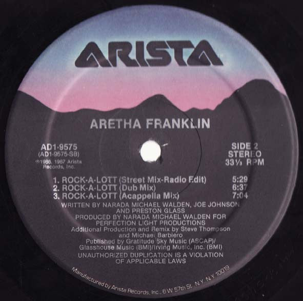 Aretha Franklin : Rock-A-Lott (12")