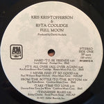 Kris Kristofferson & Rita Coolidge : Full Moon (LP, Album, Club, Gat)