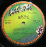 Alan O'Day : Appetizers (LP, Album, MO)