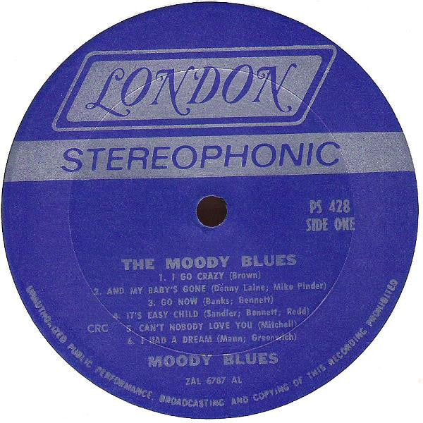 The Moody Blues : Go Now - Moody Blues #1 (LP, Album, Club, M/Print)