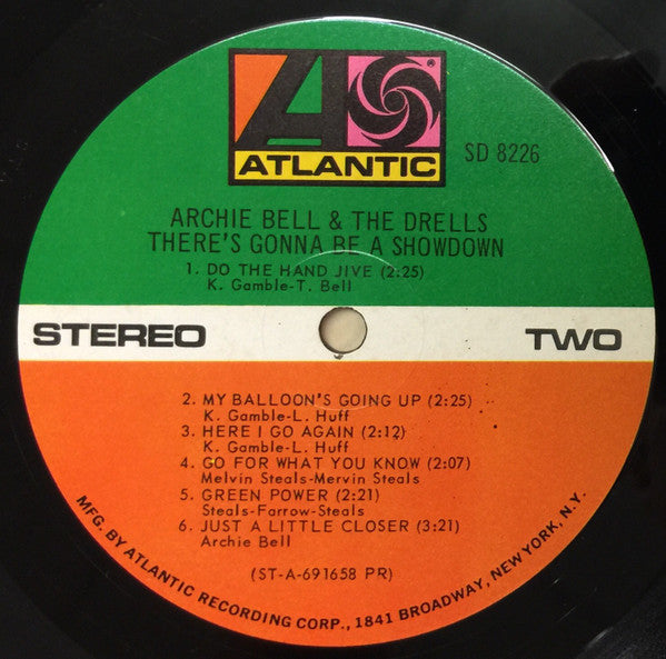 Archie Bell & The Drells : There's Gonna Be A Showdown (LP, Album)