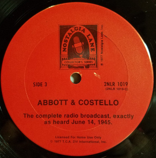 Abbott & Costello : Abbott & Costello: The Radio Treasury/First Edition (2xLP)