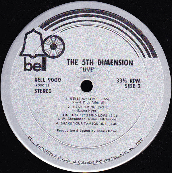 The Fifth Dimension : Live!! (2xLP, Album)