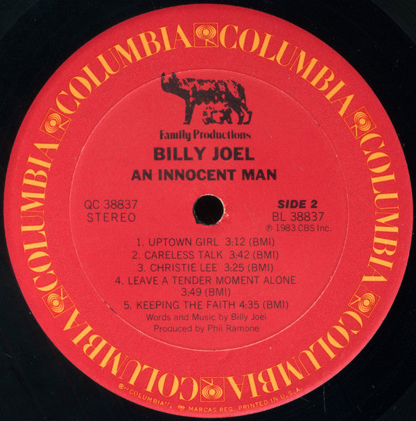 Billy Joel : An Innocent Man (LP, Album, Car)
