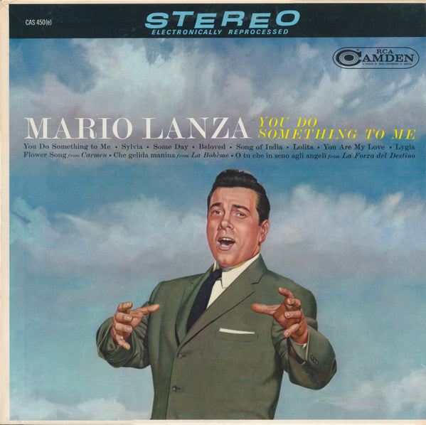 Mario Lanza : You Do Something To Me (LP, Album, RE)