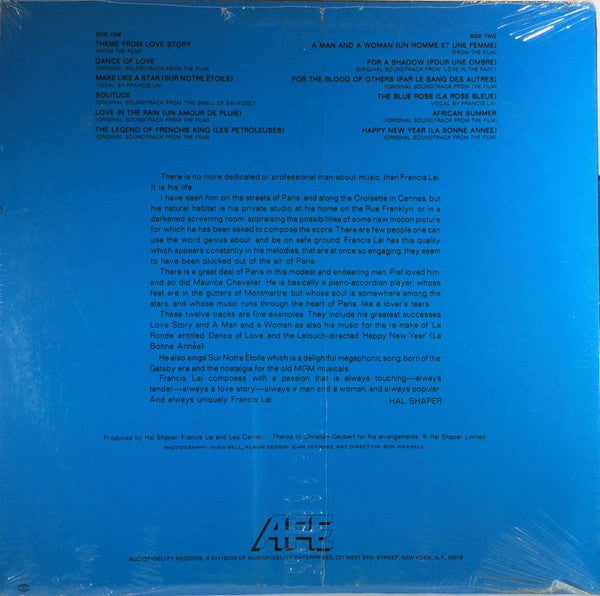 Francis Lai : Love In The Rain (LP, Album, Comp)