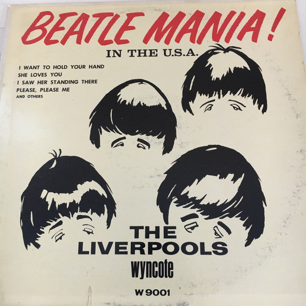 The Liverpools : Beatle Mania! In The USA (LP, Album, Mono, Ora)