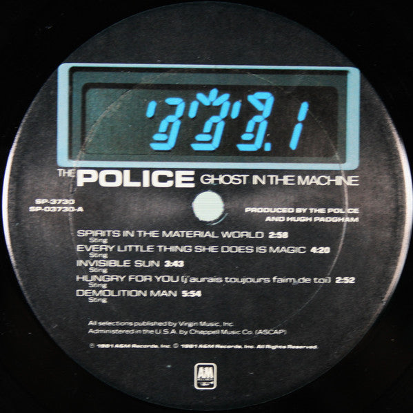 The Police : Ghost In The Machine (LP, Album, Ter)