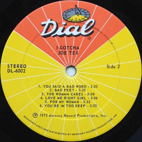 Joe Tex : I Gotcha (LP, Album, PRI)