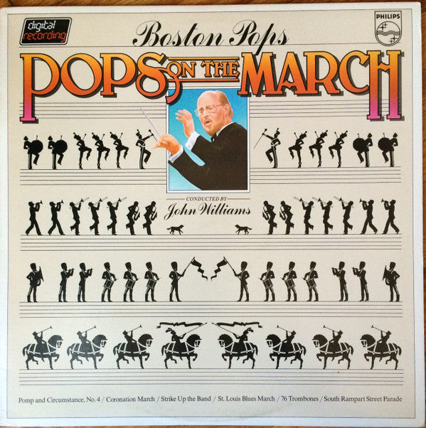 The Boston Pops Orchestra Conducted By John Williams (4) : Pops on the March (LP)