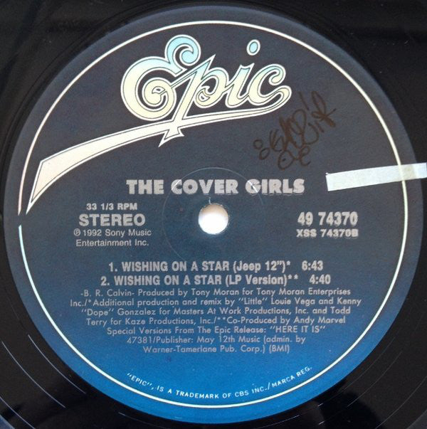 The Cover Girls : Wishing On A Star (12")