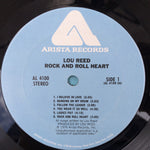Lou Reed : Rock And Roll Heart (LP, Album, Ter)