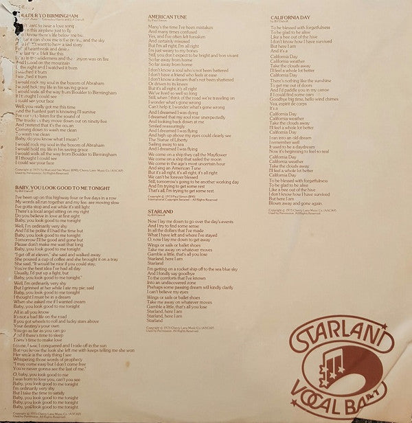 Starland Vocal Band : Starland Vocal Band (LP, Album, Ind)