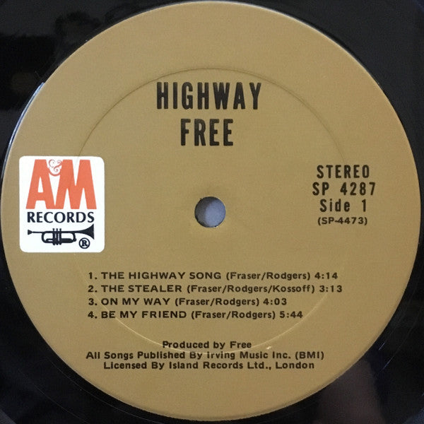 Free : Highway (LP, Album, Ter)
