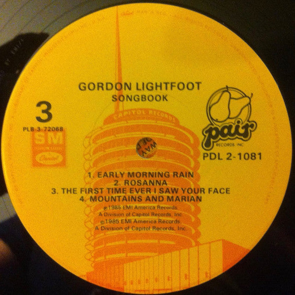 Gordon Lightfoot : Songbook (2xLP, Album, Comp)