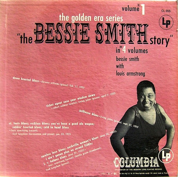 Bessie Smith With Louis Armstrong : The Bessie Smith Story - Vol.1 (LP, Comp, Mono, RE)